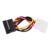 Кабель питания SATA Molex(4pin, БП) - SATA (устройство), 14см, ORIENT <C907> (26907)