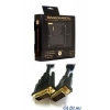 Кабель Konoos DVI-D dual link 4,5м, черный, зол.разъемы, фер