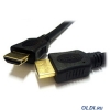 Кабель HDMI- HDMI  Konoos, 3.0м, v1.4, 19M/19M, черный, экран, позол.разъемы, блистер (KC-HDMI-3)