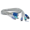 Кабель для КВМ Trendnet TK-C15 4,5 метра (2 x PS/2 + SVGA)