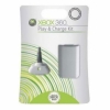 Комплект: шнур д/контроллера + аккумулятор (B4Y-00026) белый   XBOX   CHARGE KIT