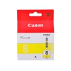 Чернильница Canon CLI-8Y для PIXMA MP800/MP500/iP6600D/iP5200/iP5200R/iP4200/IX5000. Жёлтый. 600 страниц. (0623B024)