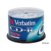 Диски CD-R 80min 700Mb Verbatim  52x  100 шт  Cake Box  <43411>
