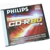 Диск   CD-R 80min 700Mb Philips  52x  Slim