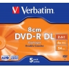 Диск  DVD-R 1,4Gb Verbatim 4x Jewel ( 5 дисков) (43510)