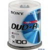 Диски DVD+R 4.7Gb Sony 16x  100шт  Cake Box (100DPR47SP)