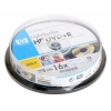 Диски   DVD+R HP    4.7ГБ, 16x, 10шт., Spindle, LS