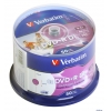 Диски DVD+R 8.5Gb Verbatim 8x  50 шт  Cake box  Dual Layer  printable (43703)
