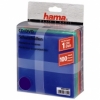 Конверты для хранения CD/DVD 100 шт., полипропилен, 5 цветов*20 шт., Hama  H-33802