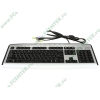 Клавиатура A4Tech "KL-23MUU", 104+6кн., серебр.-черный (USB) (ret)