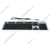 Клавиатура A4Tech "LCDS-720", 104кн., серебр.-чёрный (USB) (ret)