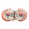 Кулер Thermaltake DuOrb CL-P0464 fan 2x8 cm Blue-Red LED,2000 RPM (AM2,775)