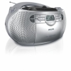 Аудиомагнитола Philips AZ 1047/12 CD / тюнер / кассетная дэка/ MP3/ стерео, FM / MW, 2  встроенных динамика