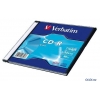 Диск CD-R Verbatim Slim (43347/348/415) 80min 700Mb 52x
