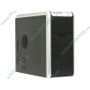 Корпус Minitower Foxconn "TLM-566", mATX, черно-серебр. (FSP 400Вт) 