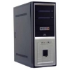 Корпус H-208 Black-Silver 350W 20+4pin SATA USB/Audio