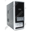 Miditower FOX <5815BS+CR> Black-Silver ATX 400W (24+4+6пин)