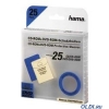 Конверты пластиковые для CD, 25 шт. в упаковке, прозрачные, Hama H-33808