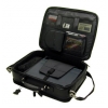 Сумка  PORTCASE SP-1015 (кожа, черная, 42х32х16 см)