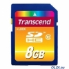 Карта памяти SDHC 8Gb Transcend Class10 (TS8GSDHC10)