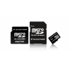 Карта памяти MicroSDHC 8GB Silicon Power Class4 + 2 Adapters (SP008GBSTH004V30)