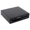 Картридер <All-in-1> USB 2.0 internal 3.5" Black, Ginzzu OEM (GR-116B)