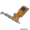 Контроллер Orient NC-612 (4+1 Port, USB 2,0 Hub, PCI card, OEM)
