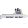 Контроллер Orient DC-602 (4 port, USB 2.0 Hub, PCI card+cab, VIA VT6212L, кабели: AM/AF, AM/Mini USB (5pin)) Ret (22799)