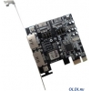 Контроллер Orient S3132RAID, SATA II 300 RAID, Sil3132, 2ext/2int port, PCI-E, cab, ret