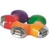 Концентратор USB 2.0 Konoos UK-07 "Цветок" (4 порта)
