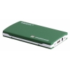 Мобил рек Orient 204U2, for SATA 2.5" HDD, USB 2.0, кож.чехол, green, ret