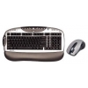 Клавиатура+мышь  A4Tech GKS-2370D, USB серебро\черный 2,4ГГц