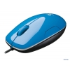 Мышь (910-001109) Logitech LS1 Laser Mouse Aqua-Blue Retail