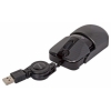 Мышь A4-Tech  X6-66E, USB (черный) 3 кн, 1кл-кн, трансформер-мини