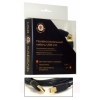 Кабель USB 2.0 AM/BM Konoos 3m, Проф., черный, зол. разъемы., феррит. кольца KC-USB2-AMBM-3