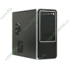 Корпус Miditower Ascot "6ZRA-BS", ATX, черно-серебр. (Cougar 520Вт) 