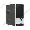 Корпус Miditower Foxconn "TSAA-614", ATX, черно-серебр. (без БП) 