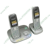 Радиотелефон Panasonic "KX-TG8012RUS", DECT, с опред.номера, доп. трубка, серебр. 