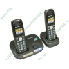 Радиотелефон Panasonic "KX-TG8012RUT", DECT, с опред.номера, доп. трубка, титан 