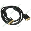 Кабель DVI-D Dual Link Konoos "KC-DVI2-1.8", с позолоченными контактами, с ферритовыми кольцами (1.8м) (ret)