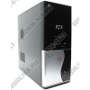 Miditower FOX <5816BS+CR> Black-Silver ATX 450W (24+4+6пин)