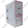 Miditower FOX <5813WP+CR> White-Pink ATX 450W (24+4+6пин)