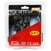 Контроллер ST-Lab U-510/U-511 USB 3.0 Card (1+1 Ports) PCI-E, Retail