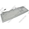 Клавиатура Gembird Backlight Multimedia KB-9848LU Silver <USB> 104КЛ, подсветка клавиш