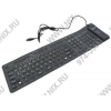 Клавиатура Gembird KB-109F-B <USB&PS/2> 109КЛ, силиконовая