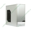 Корпус Miditower IKONIK "Zaria A10" IC-Z1DSM-0001, ATX, серебр. (без БП) 