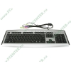 Клавиатура A4Tech "KLS-23M", 104+6кн., серебр.-черный (PS/2) (ret)