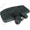 Клавиатура Microsoft "Wireless Optical Desktop 1000" B5Q-00025, 102+17кн., беспров., черный + мышь "Wireless Optical Mouse" беспров. (USB) (ret)