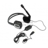 Наушники с микрофоном Orient LEX-232 (USB, регул. громкости, 2.4м)