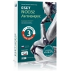 ПО ESET NOD32 Антивирус + Vocabulary - лицензия на 1 год на 3ПК, BOX (NOD32-ENV-NS(BOX)-1-1)